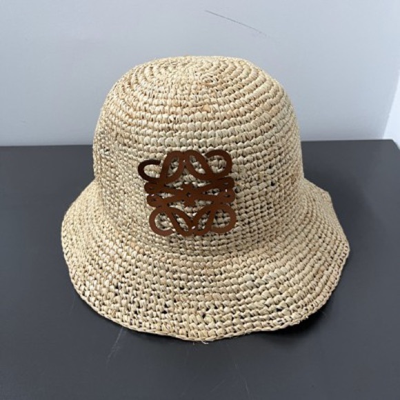 Loewe Accessories - Loewe woven straw hat for sun protection